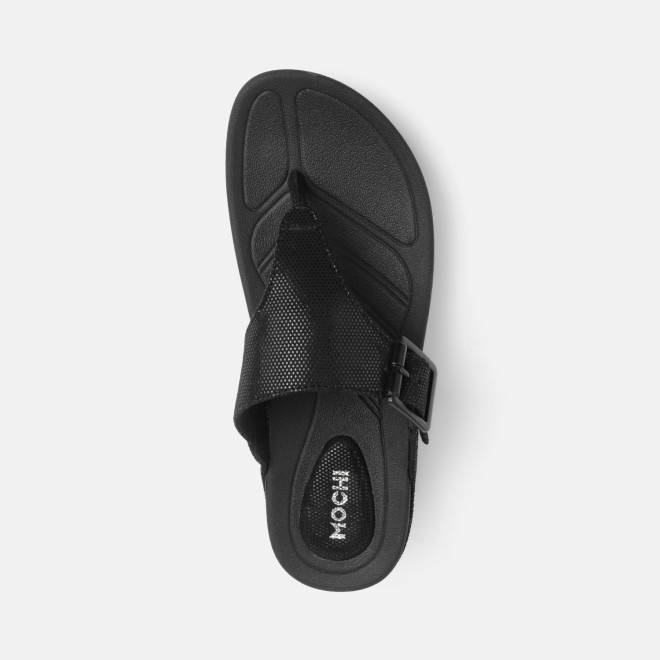 Mochi Women Black Casual Slippers (SKU: 32-1598-11-36)