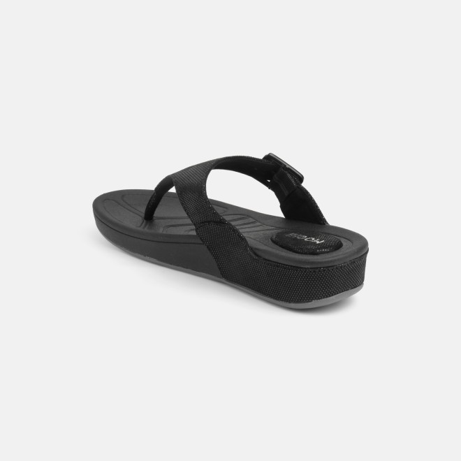 Mochi Women Black Casual Slippers (SKU: 32-1598-11-36)