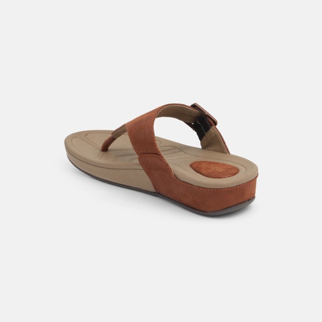 Mochi Women Tan Casual Slippers (SKU: 32-1598-23-36)