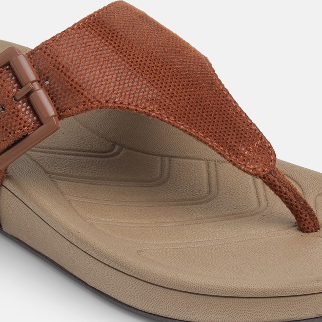 Mochi Women Tan Casual Slippers (SKU: 32-1598-23-36)