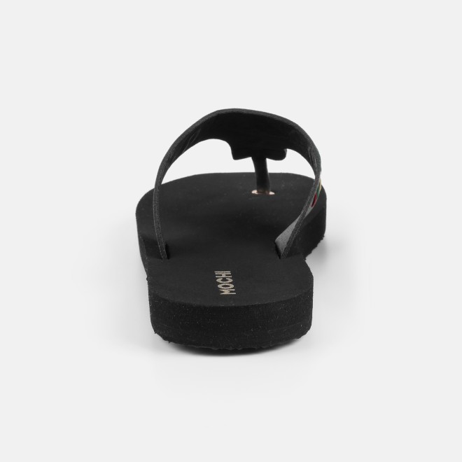 Mochi Women Black Casual Slippers (SKU: 32-1639-11-36)
