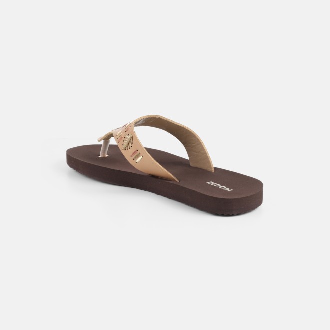 Mochi Women Beige Casual Slippers (SKU: 32-1639-20-36)