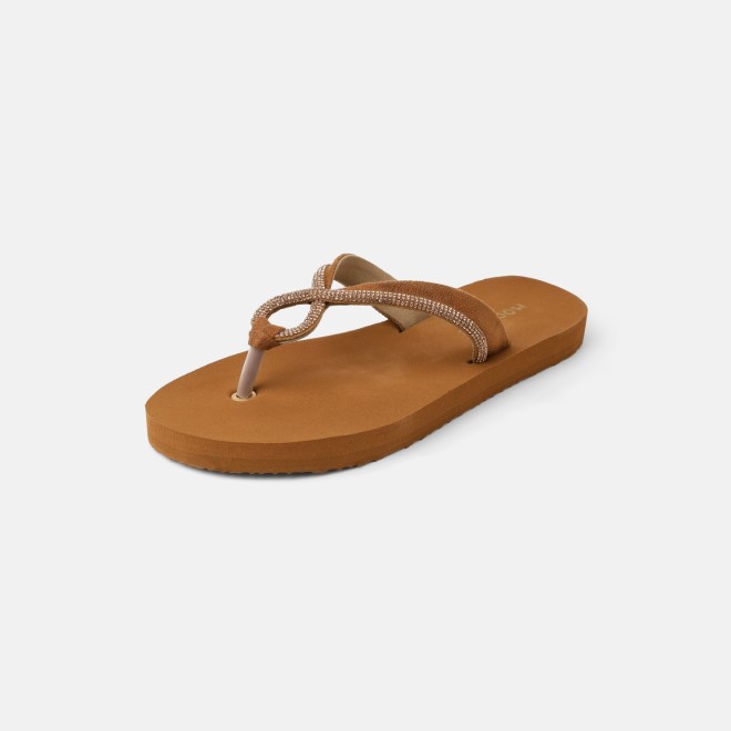 Mochi Women Antic-gold Casual Slippers (SKU: 32-1641-28-36)