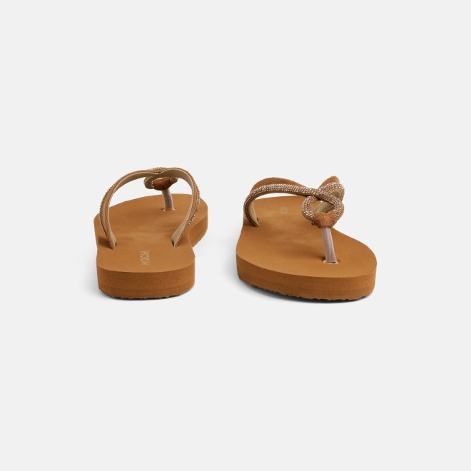 Mochi Women Antic-gold Casual Slippers (SKU: 32-1641-28-36)