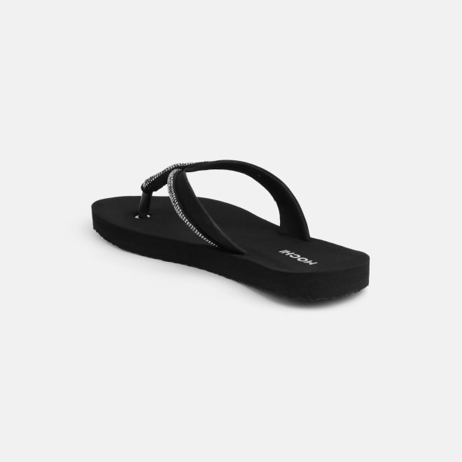 Mochi Women Black Casual Slippers (SKU: 32-1641-11-36)