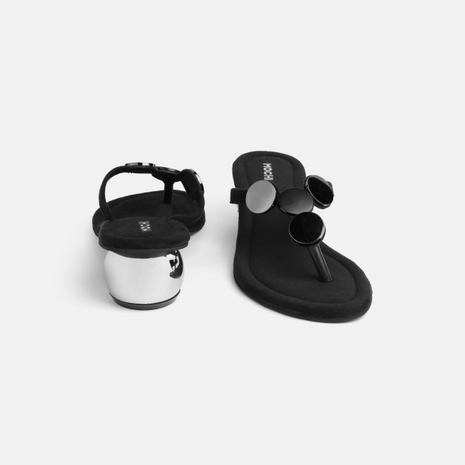 Mochi Women Black Casual Slip Ons (SKU: 32-1675-11-36)