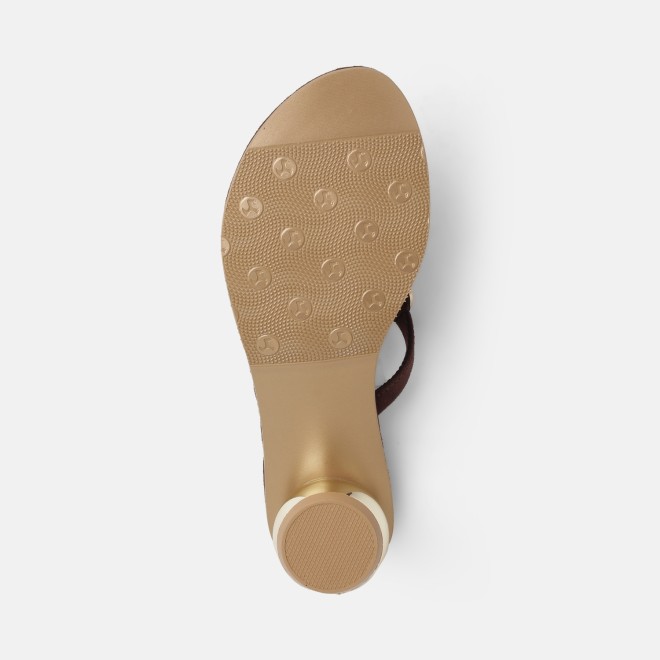 Mochi Women Brown Casual Slip Ons (SKU: 32-1675-12-36)