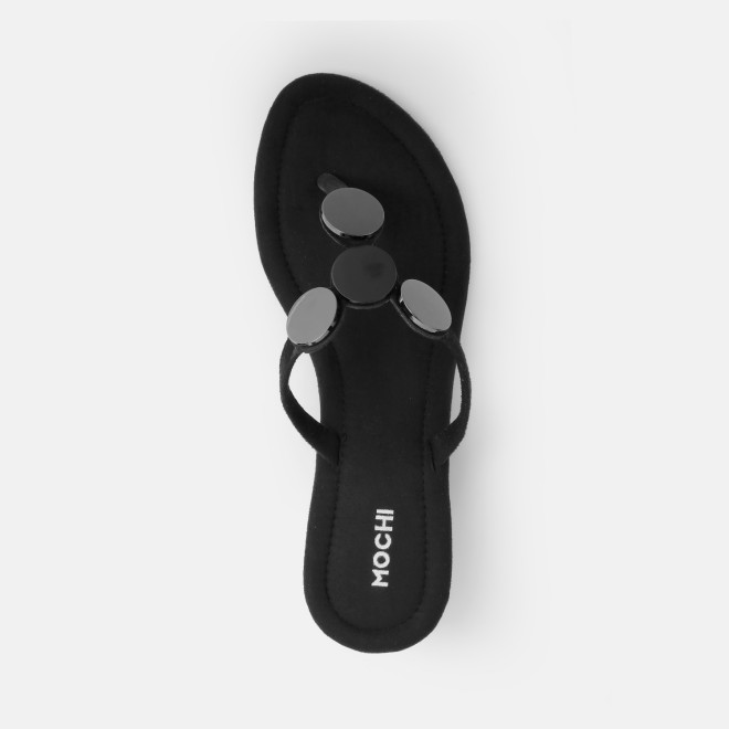 Mochi Women Black Casual Slip Ons (SKU: 32-1675-11-36)