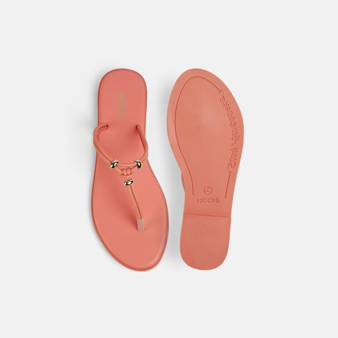 Mochi Women Pink Casual Slippers (SKU: 32-1676-24-36)
