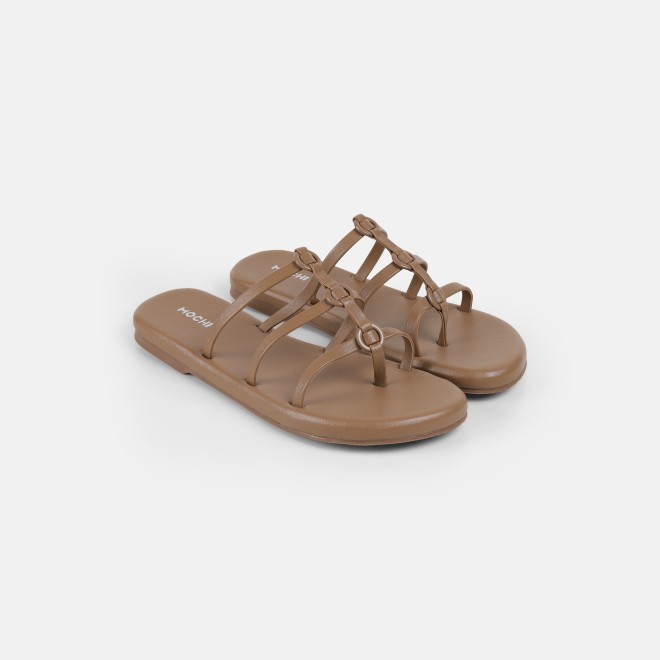 Mochi Women Beige Casual Slip Ons (SKU: 32-1680-20-36)