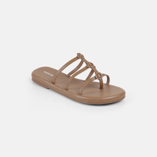Mochi Women Beige Casual Slip Ons (SKU: 32-1680-20-36)