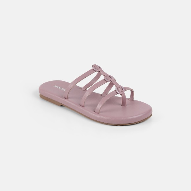 Mochi Women Peach Casual Slip Ons (SKU: 32-1680-80-36)