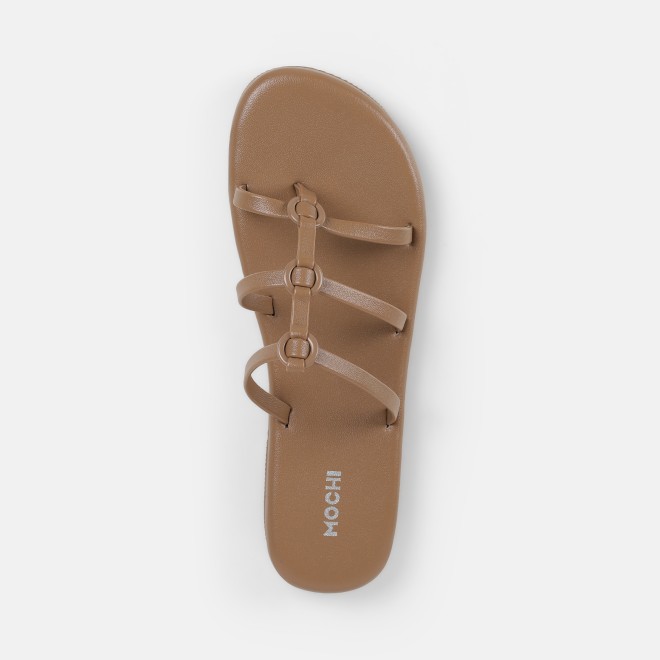 Mochi Women Beige Casual Slip Ons (SKU: 32-1680-20-36)