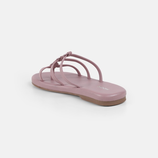 Mochi Women Peach Casual Slip Ons (SKU: 32-1680-80-36)
