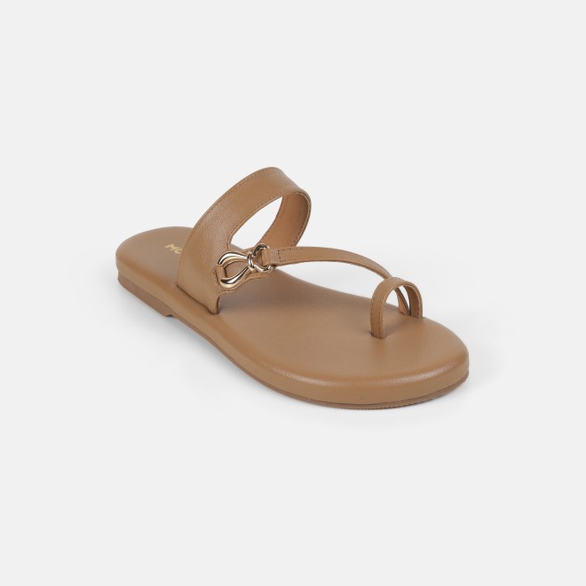 Mochi Women Beige Casual Slip Ons (SKU: 32-1682-20-36)