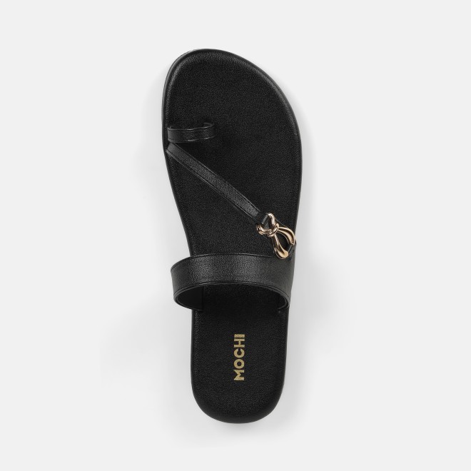 Mochi Women Black Casual Slip Ons (SKU: 32-1682-11-36)