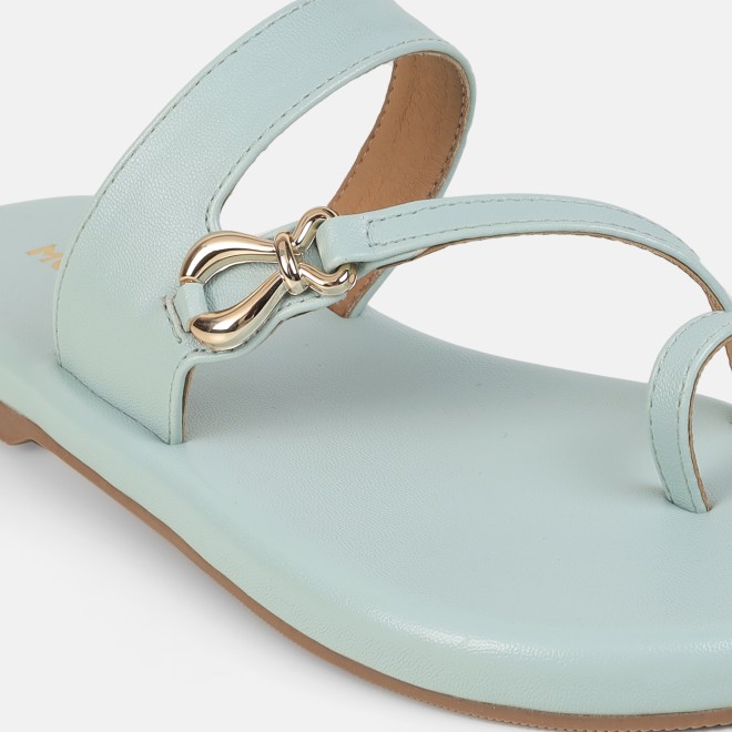 Mochi Women Blue Casual Slip Ons (SKU: 32-1682-45-36)