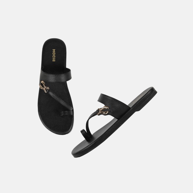 Mochi Women Black Casual Slip Ons (SKU: 32-1682-11-36)