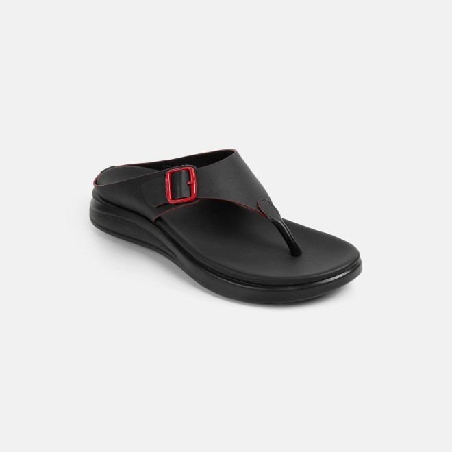 Mochi Women Black Casual Slippers (SKU: 32-1685-11-36)