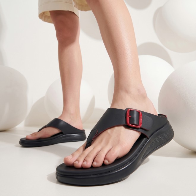 Mochi Women Black Casual Slippers (SKU: 32-1685-11-36)