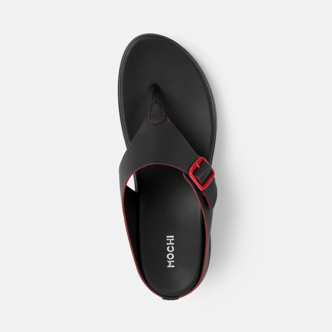 Mochi Women Black Casual Slippers (SKU: 32-1685-11-36)