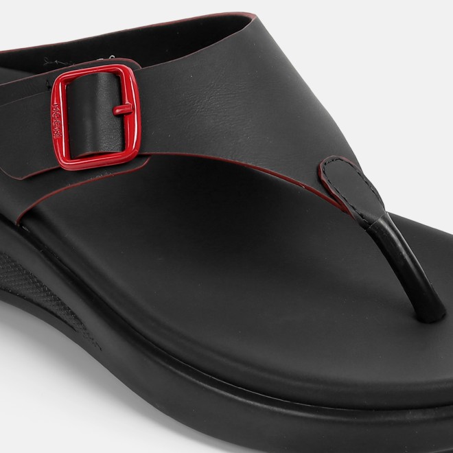 Mochi Women Black Casual Slippers (SKU: 32-1685-11-36)
