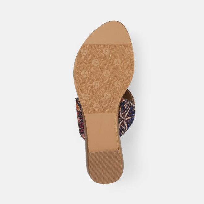 Mochi Women Black Ethnic Slip Ons (SKU: 32-1693-11-36)