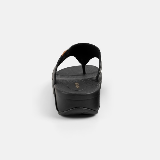 Mochi Women Black Casual Slippers (SKU: 32-1721-11-36)