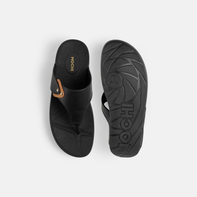 Mochi Women Black Casual Slippers (SKU: 32-1721-11-36)