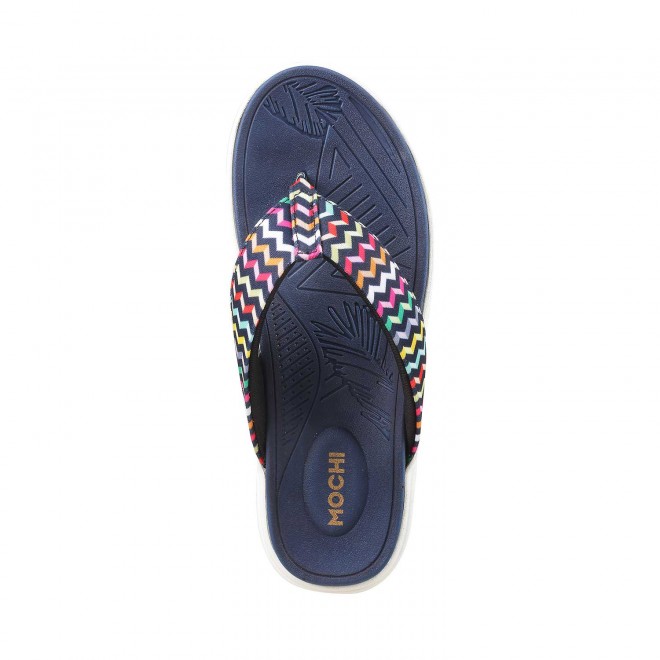Mochi Women Blue Casual Slippers (SKU: 32-1763-45-36)