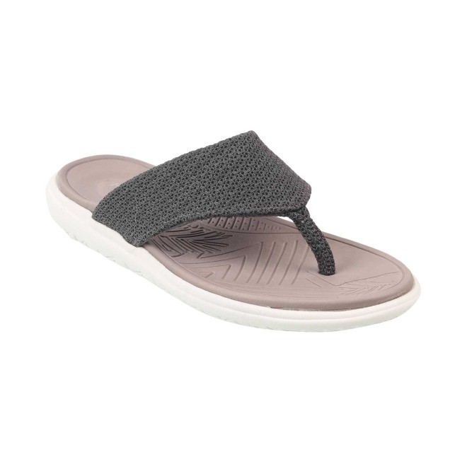 Mochi Women Grey Casual Slippers (SKU: 32-1764-14-36)