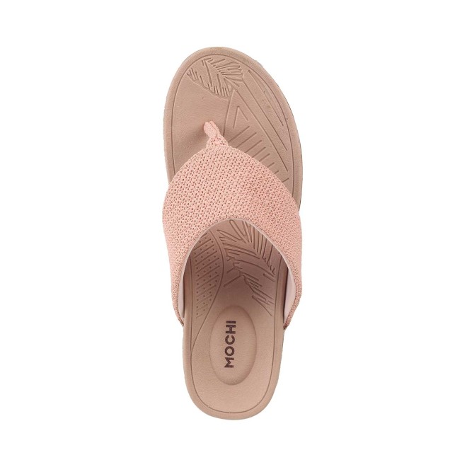 Mochi Women Peach Casual Slippers (SKU: 32-1764-80-36)