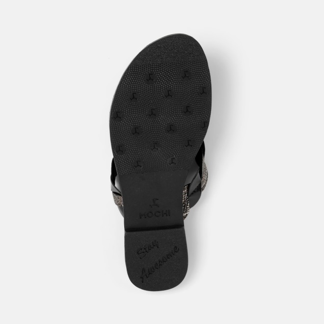 Mochi Women Black Casual Slippers (SKU: 32-1770-11-36)