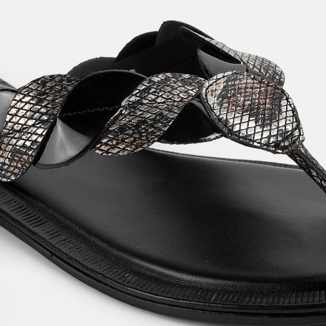 Mochi Women Black Casual Slippers (SKU: 32-1770-11-36)