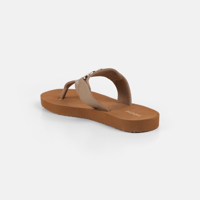 Mochi Women Tan Casual Slip Ons (SKU: 32-1797-23-36)