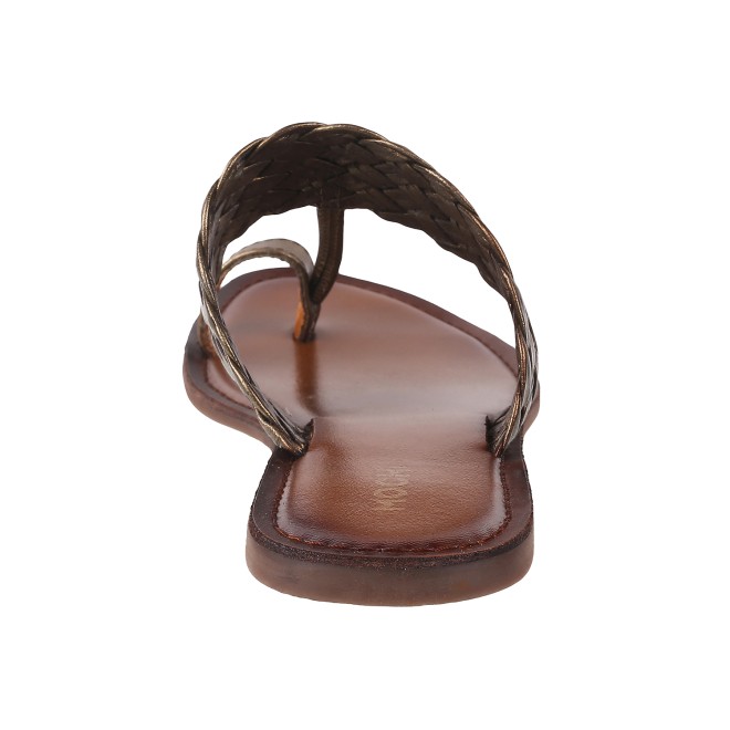 Mochi Women Antique-Gold Casual Slip Ons (SKU: 32-1800-28-36)