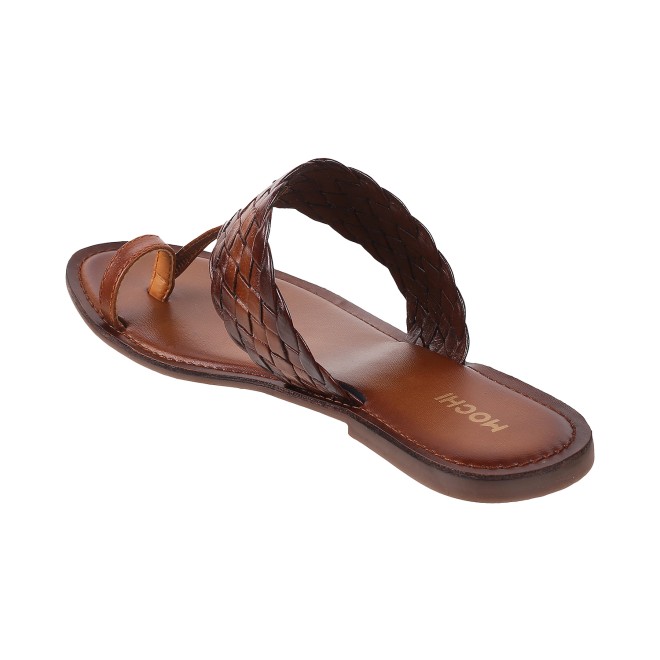 Mochi Women Tan Casual Slip Ons (SKU: 32-1800L-23-42)