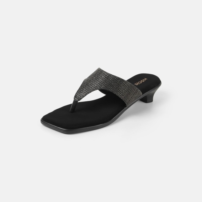 Mochi Women Black Casual Slippers (SKU: 32-1811-11-36)