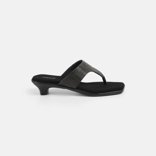 Mochi Women Black Casual Slippers (SKU: 32-1811-11-36)