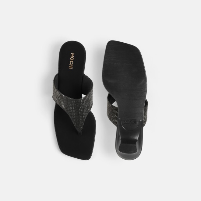 Mochi Women Black Casual Slippers (SKU: 32-1811-11-36)