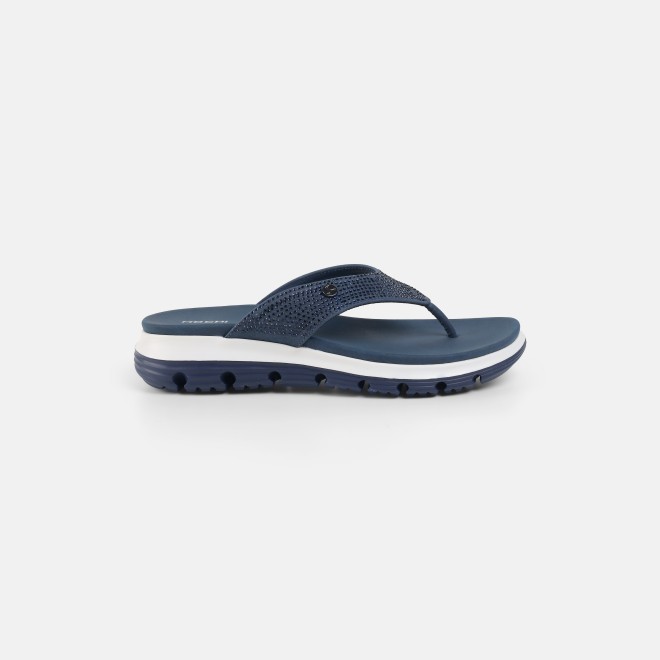 Mochi Women Blue-navy Casual Slippers (SKU: 32-1855-17-37)