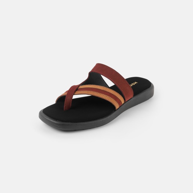 Mochi Women Tan Casual Slippers (SKU: 32-1864-23-36)