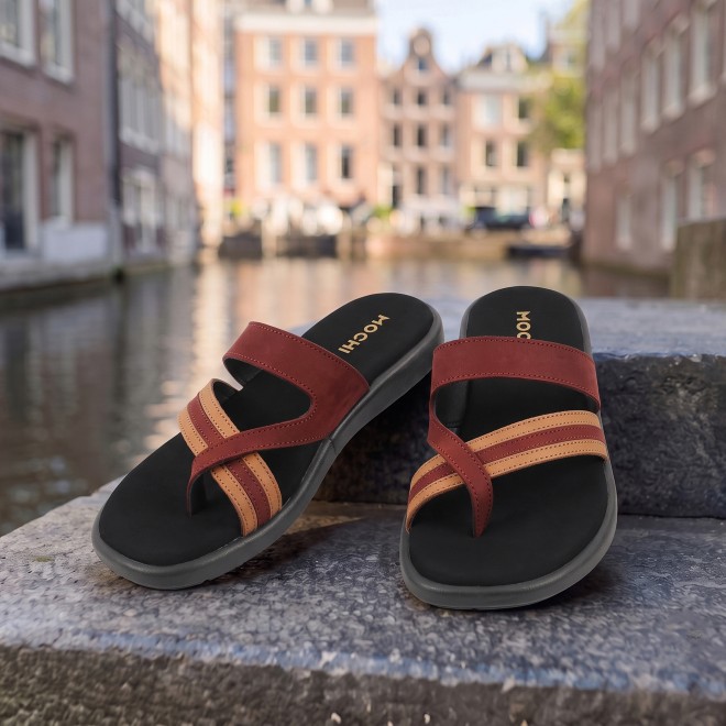 Mochi Women Tan Casual Slippers (SKU: 32-1864-23-36)