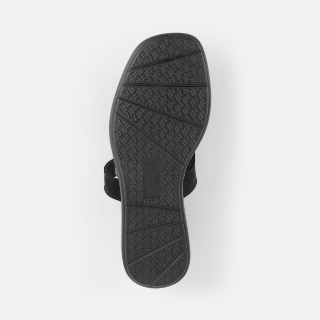Mochi Women Black Casual Slippers (SKU: 32-1864-11-36)