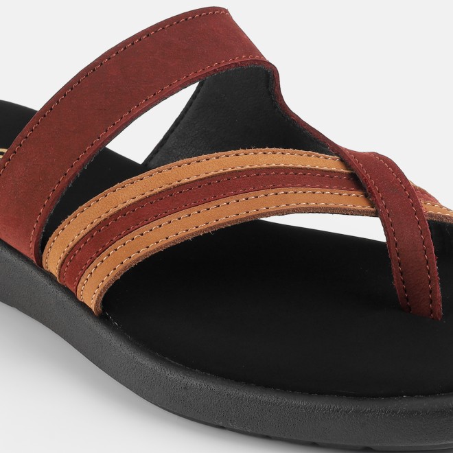 Mochi Women Tan Casual Slippers (SKU: 32-1864-23-36)