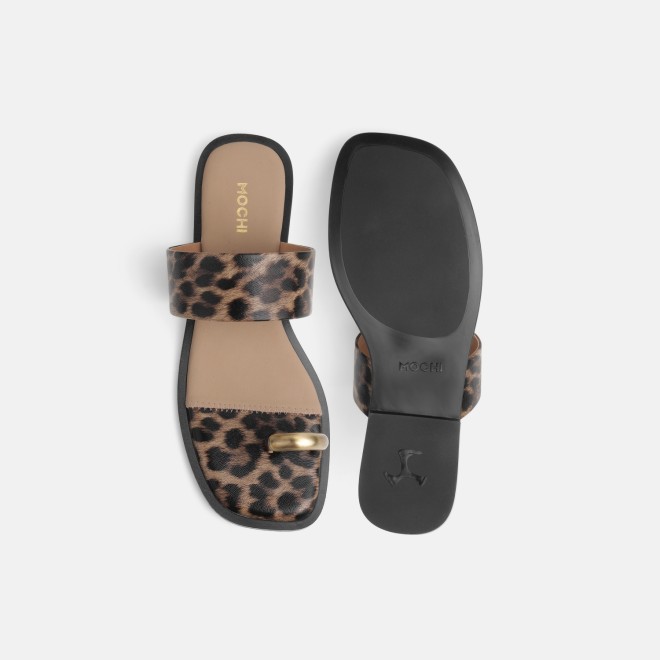Mochi Women Beige Casual Slippers (SKU: 32-1892-20-36)