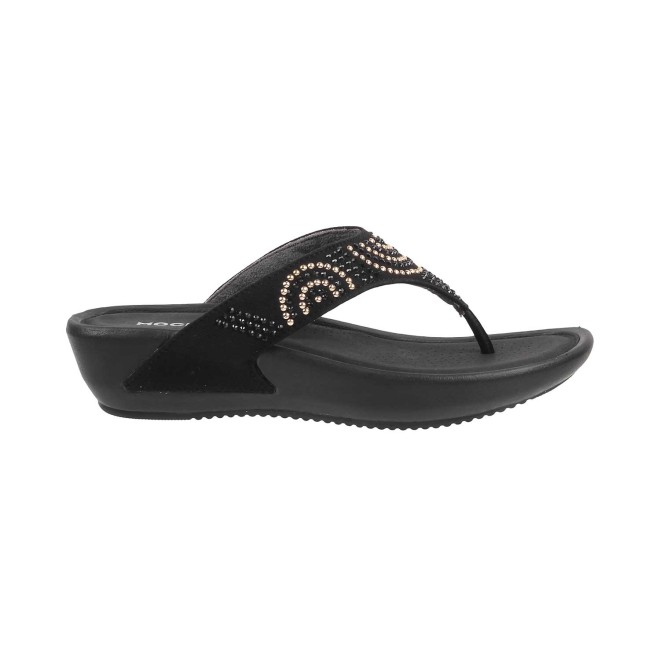 Mochi Women Black Casual Slippers (SKU: 32-21-11-36)