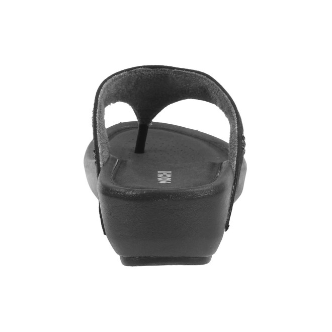Mochi Women Black Casual Slippers (SKU: 32-21-11-36)