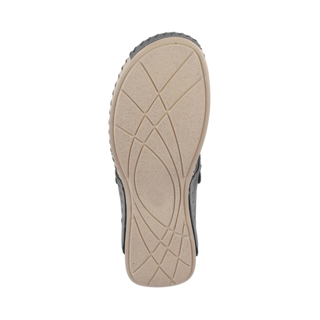 Mochi Women Grey Casual Slippers (SKU: 32-272-14-36)