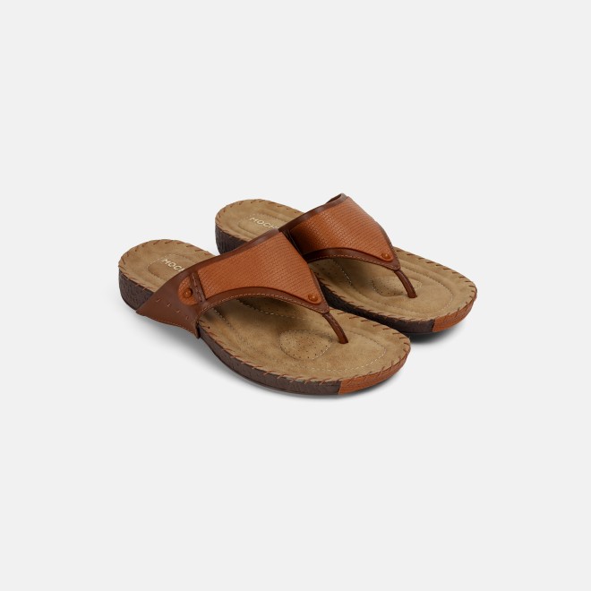 Mochi Women Brown Casual Slippers (SKU: 32-272L-12-42)